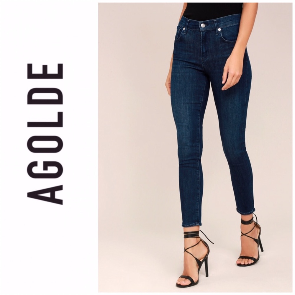 Sophie High Rise Dark Wash Skinny Jeans